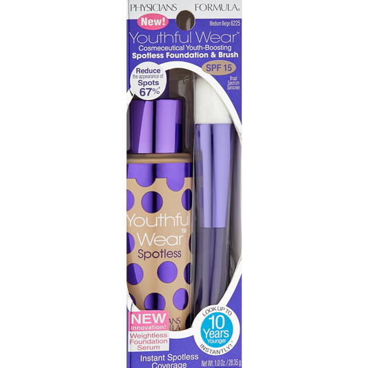 Physicians Formula Youthful Wear Cosmeceutical Youth-Boosting Spotless Foundation SPF 15