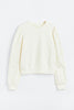 Sweatshirt with Eyelet Embroidery